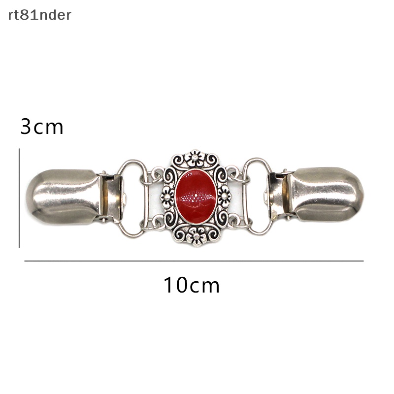 Rt Kẹp Cài Khăn Choàng Lụa Dầu Hình Bông Hoa Thời Trang Vintage Chống Ánh Sáng Dành Cho Bạn Nữ n