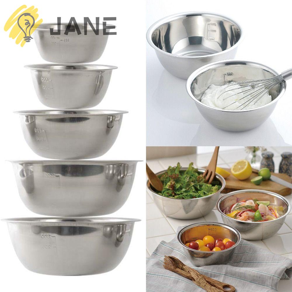 Tô Trộn Salad Bằng Thép Không Gỉ Tiện Dụng Cho Nhà Bếp