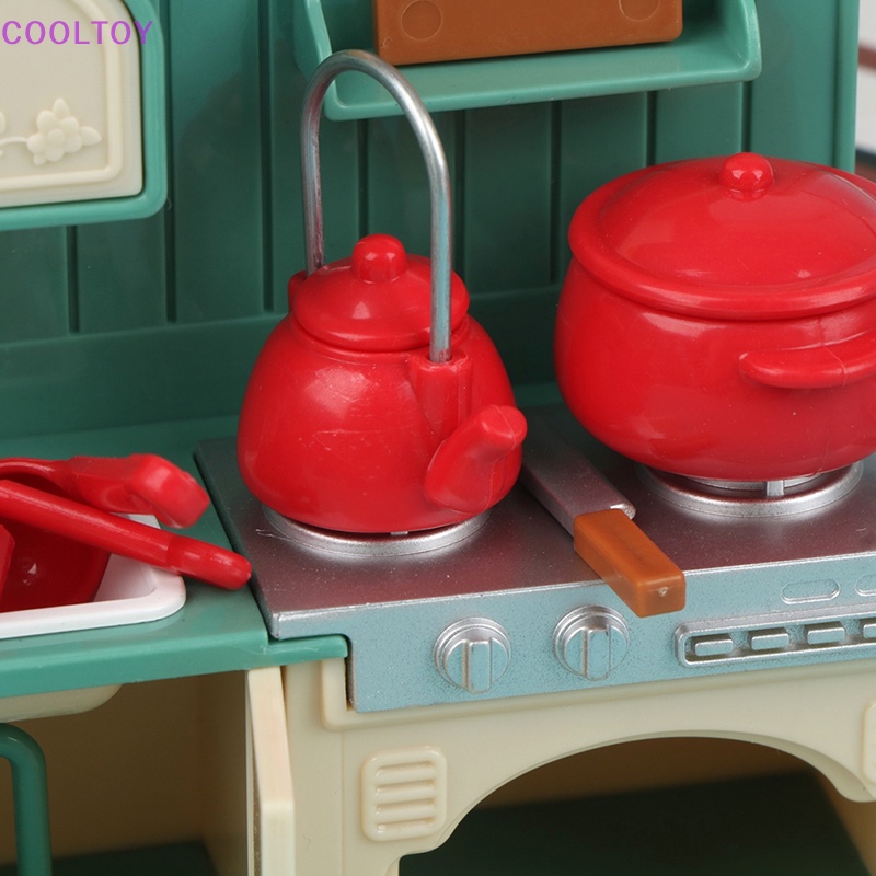 1 Bộ Dụng Cụ Nấu Ăn Mini Tỉ Lệ 1: 12 Cho Nhà Búp Bê