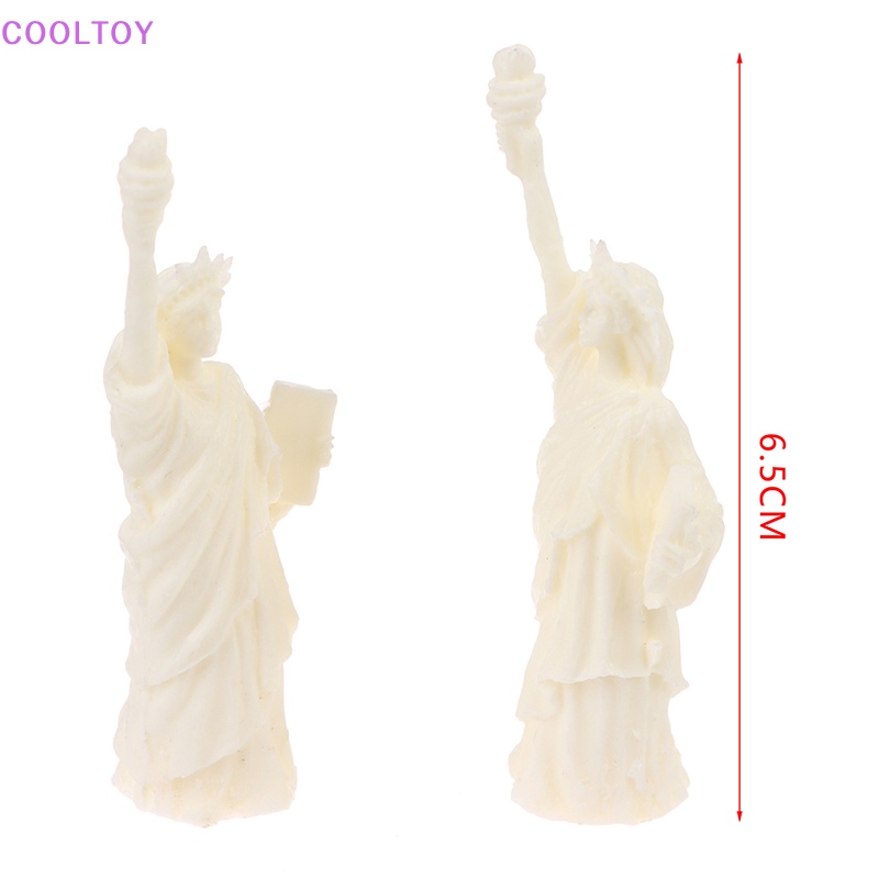 Cooltoy Set 2 Mô Hình Tượng Nữ Thần Tự Do Mini Tỉ Lệ 1: 12 Trang Trí Nội Thất Nhà Búp Bê