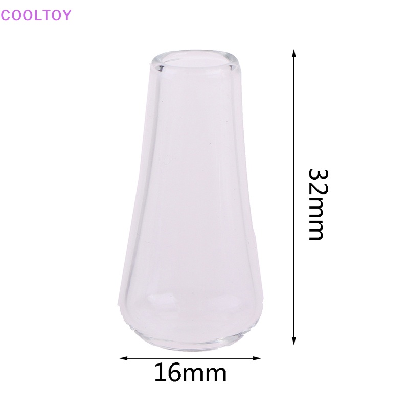 Set 5 Ly Thủy Tinh Uống Nước Mini Tỉ Lệ 1: 12 Trang Trí Nhà Búp Bê