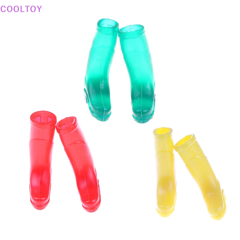 1 Đôi Bốt Cao Su Đi Mưa Mini Tỉ Lệ 1 / 12 Trang Trí Nhà Búp Bê