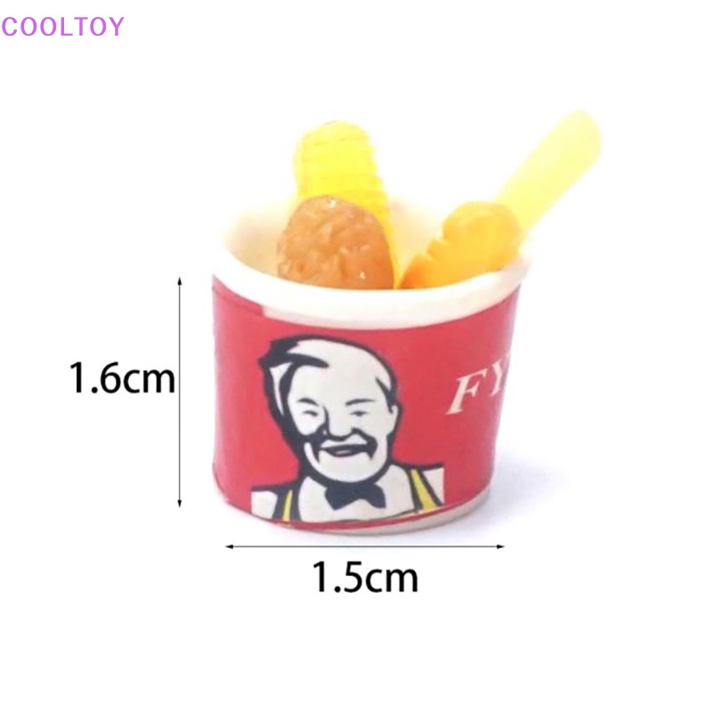 Xô Mini Đựng Thức Ăn Nhanh Cho Nhà Búp Bê