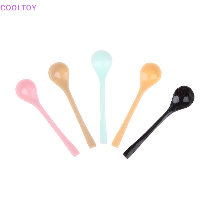 Cooltoy 1 Muỗng Ăn Kem / Yogurt Mini Trang Trí Nhà Búp Bê