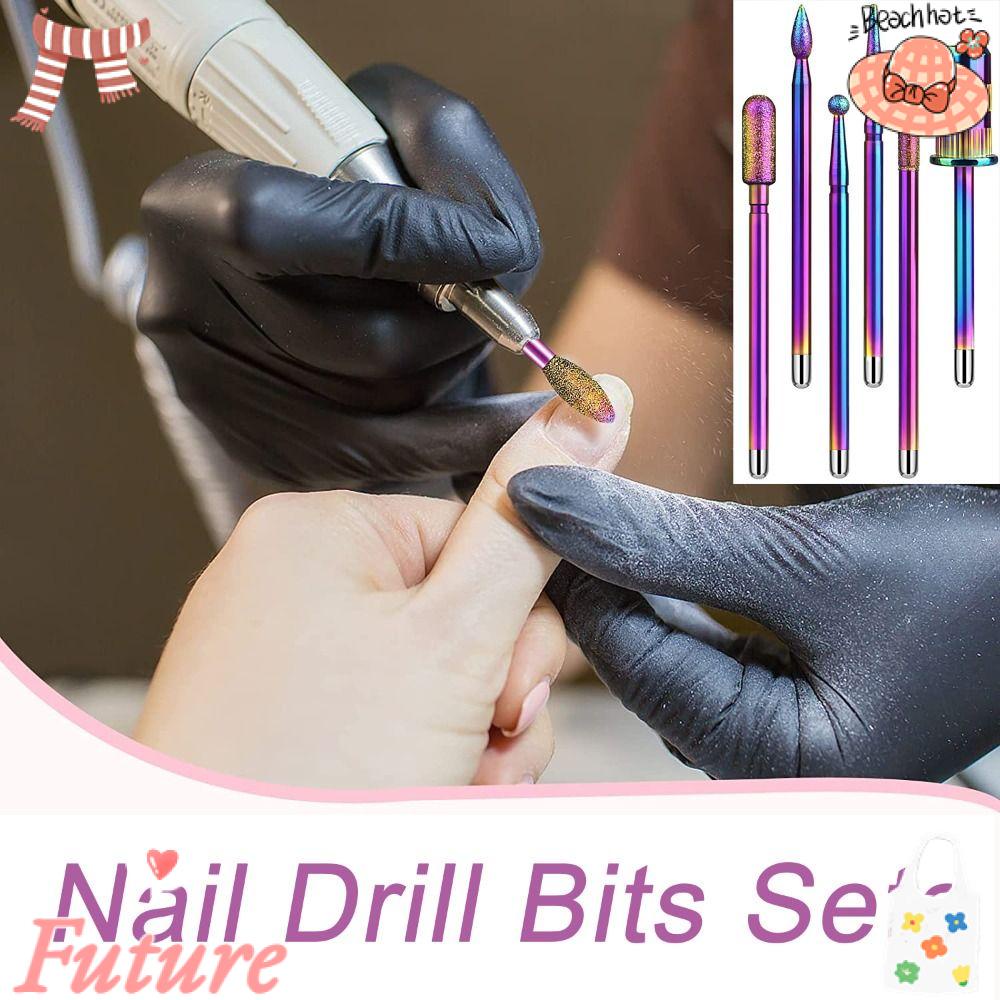 Bộ Mũi Khoan Móng Tay Bằng Vonfram Cacbua Tiện Dụng