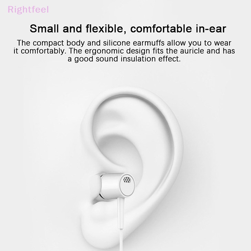 Tai Nghe Nhét Tai Jack 3.5mm Có Micro Chất Lượng Cao Cho Điện Thoại / Máy Tính Mới