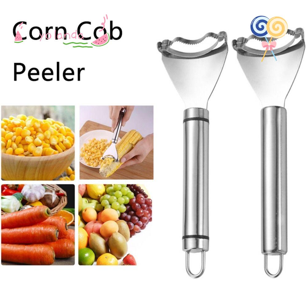 1 Dụng Cụ Tách Hạt Bắp Bằng Thép Không Gỉ Tiện Lợi