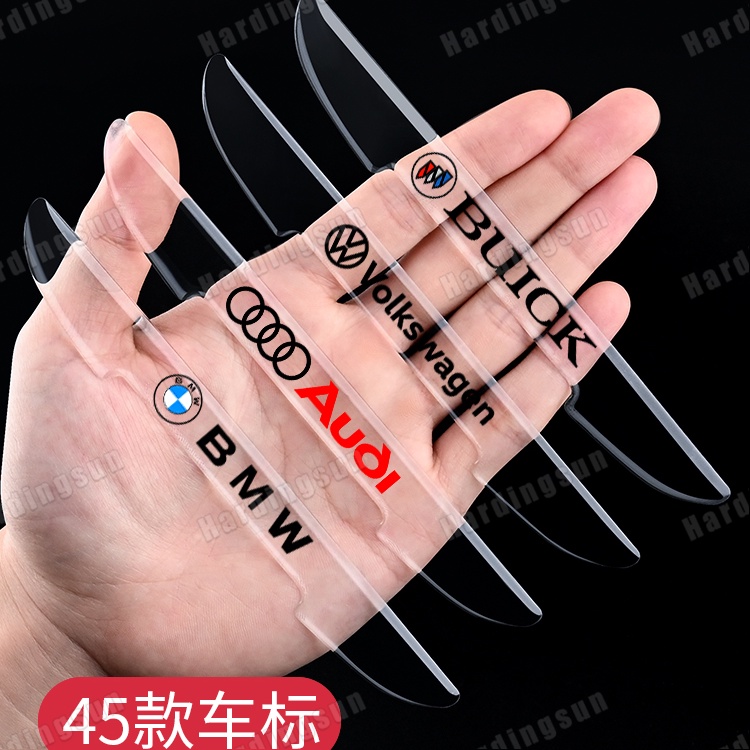 Set 4 Dải Dán Bảo Vệ Cửa Xe Hơi Chống Va Chạm Trong Suốt Cho Proton Perodua Toyota Honda Mazda Mercedes Nissan