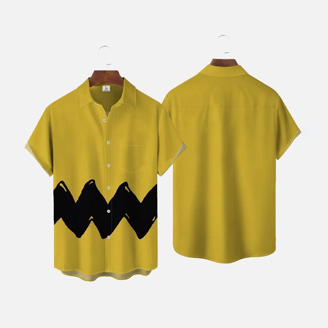 Áo Sơ Mi Ngắn Tay In Họa Tiết 3D Thời Trang Mùa Hè 2023 Cho Nam