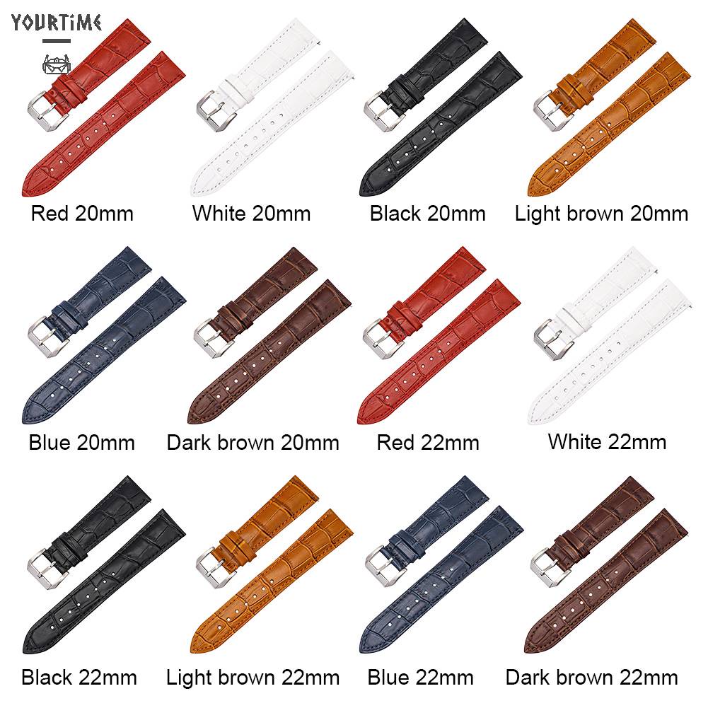 Dây Đồng Hồ Đeo Tay Thời Trang Bằng Da Dành Cho Nam Và Nữ