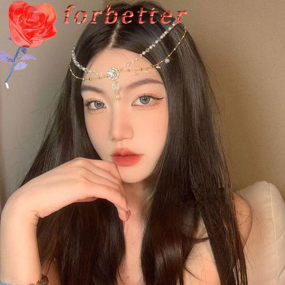 Kẹp Tóc Chuỗi Hạt Đính Hoa Phong Cách Trung Hoa Ngọt Ngào Mừng Năm Mới Cho Bé Gái