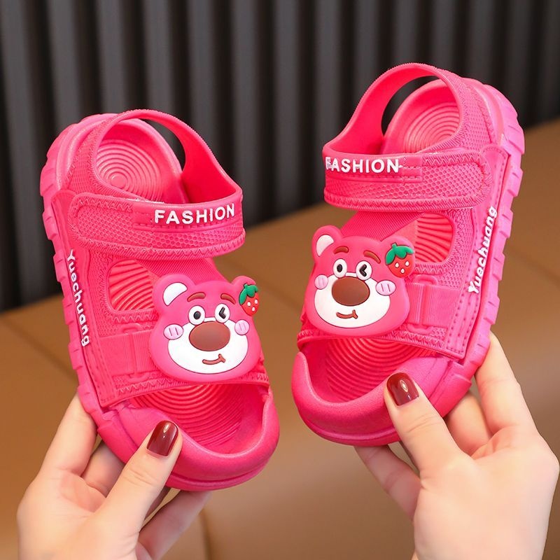 Dép Sandal Đế Dày Thoáng Khí Chống Trượt Thời Trang Mùa Hè Dành Cho Bé Gái