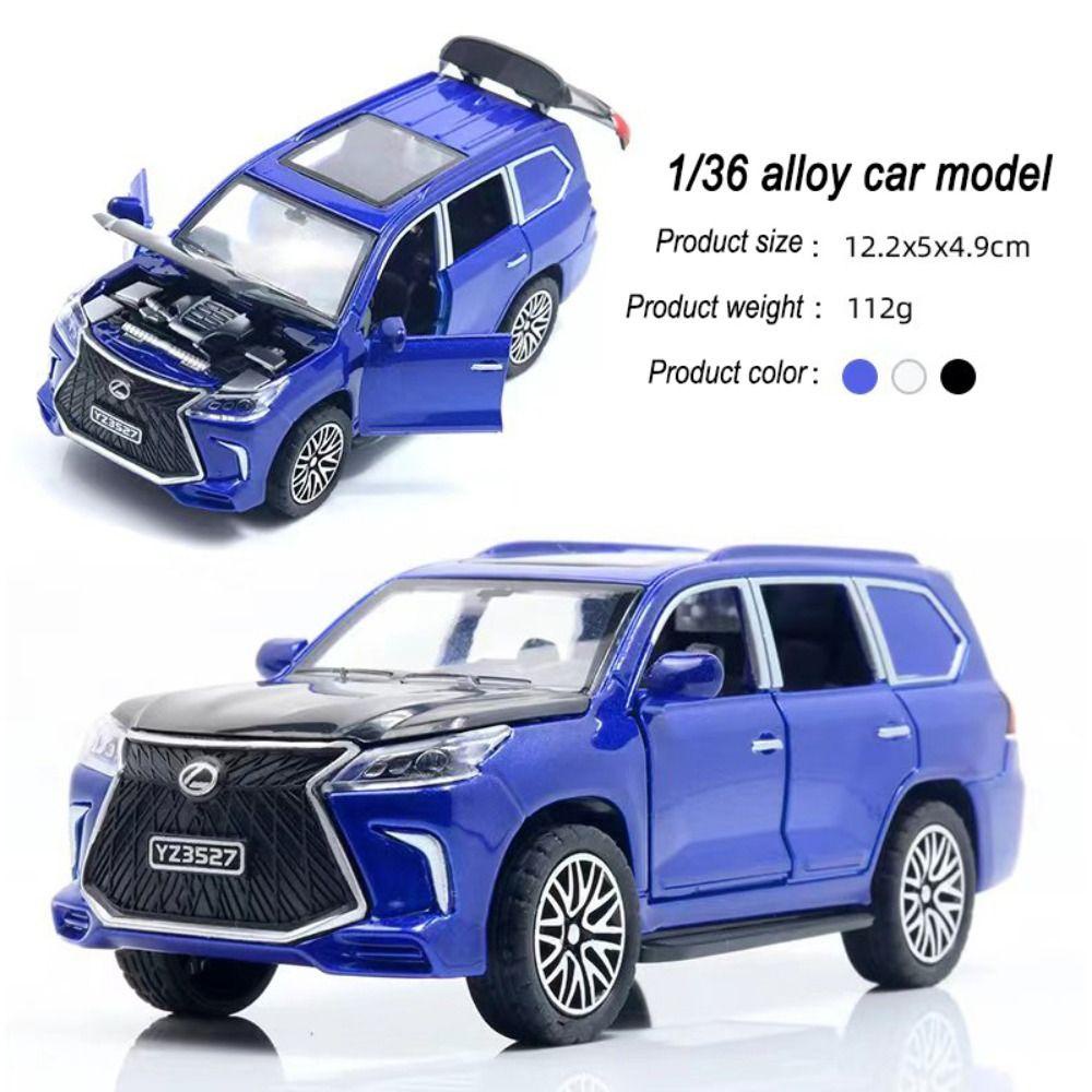 Đồ trang trí Xe Hơi Địa Hình 4 Cửa Mini Bằng Hợp Kim 1 / 36 Lexus Lx570