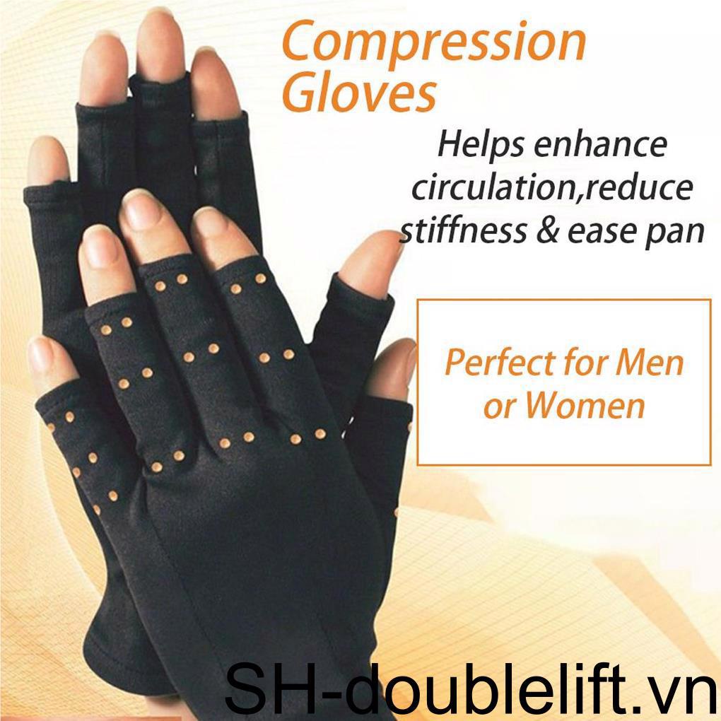 Set 2 Găng Tay Hở Ngón Thời Trang Unisex