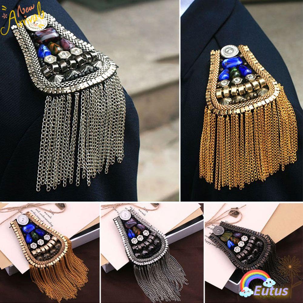 1 Cặp Ghim Cài Vai Phong Cách Gothic Punk