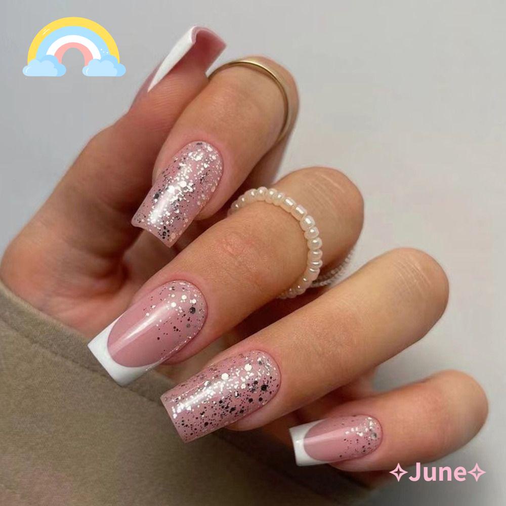 Bộ 24 Móng Tay Giả Có Thể Tháo Rời DIY