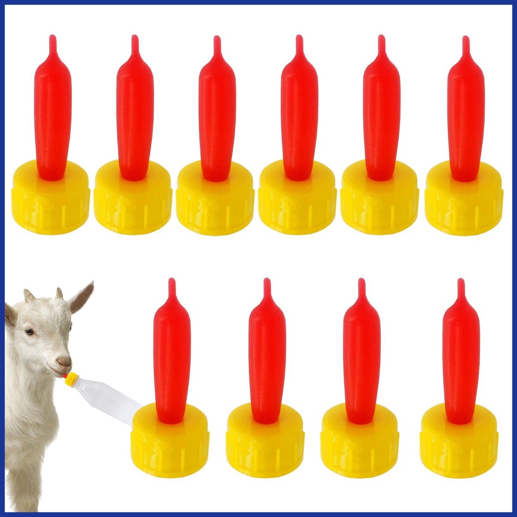 Set 10 Núm Vú Giả Bằng Cao Su Mềm Cho Bé Uống Sữa