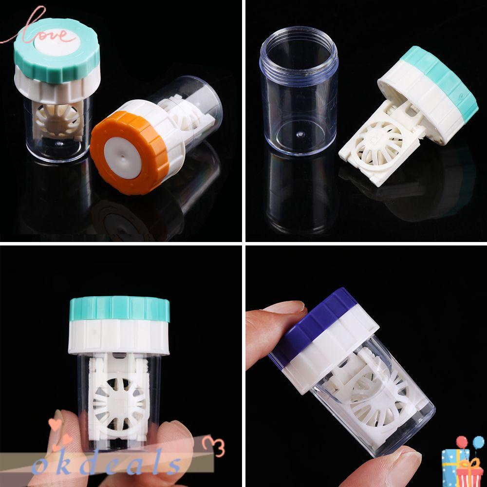 Giá Đỡ Kính Áp Tròng Có Thể Xoay Chất Liệu Nhựa Tiện Dụng Mang Theo Du