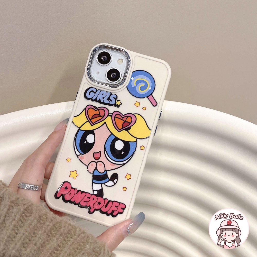 Ốp Điện Thoại TPU Mềm Bóng Chống Bụi Bẩn In Hoạt Hình Powerpuff Girls Cho IPhone 14 Pro Max 11 12 Pro Max X XS 7Plus