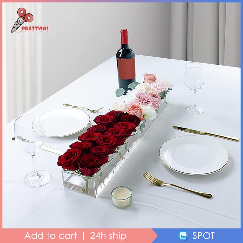 [Prettyia1] Giá Đỡ Chậu Hoa Bằng Acrylic Trong Suốt Dùng Làm Đạo Cụ Chụp Ảnh