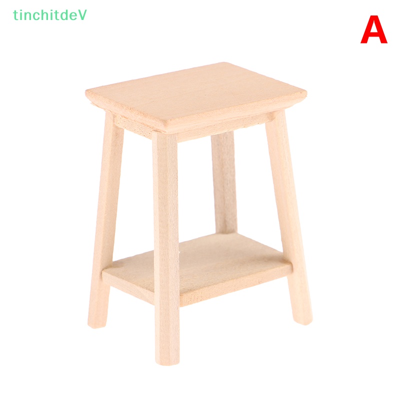 [TinchitdeV] Ghế Đẩu Cao Trưng Bày Trang Trí Nhà Búp Bê Thu Nhỏ 1: 12