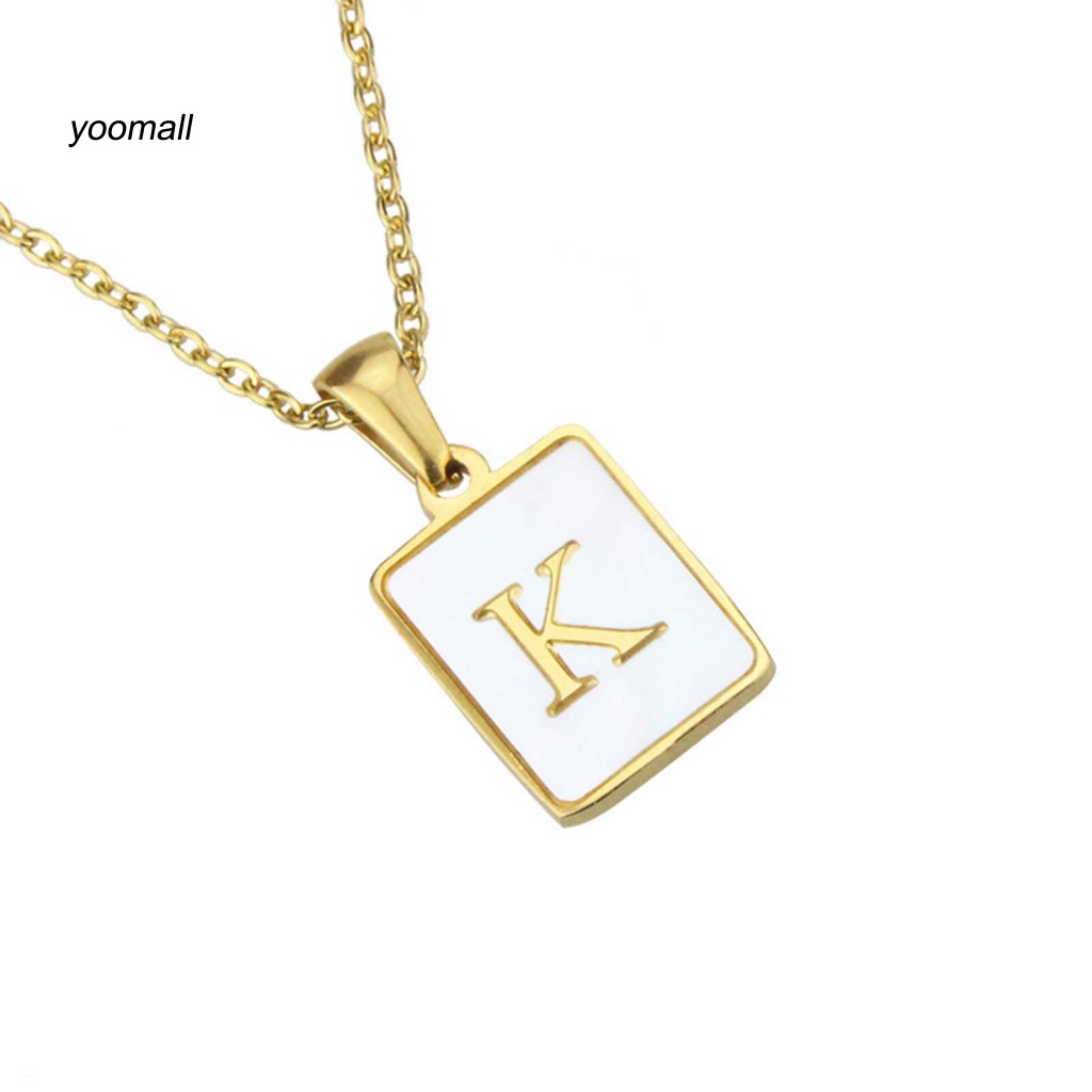 Vòng cổ Mạ Điện Chống Mòn Mặt Hình Học / Chữ Thời Trang Cho Nam Và Nữ