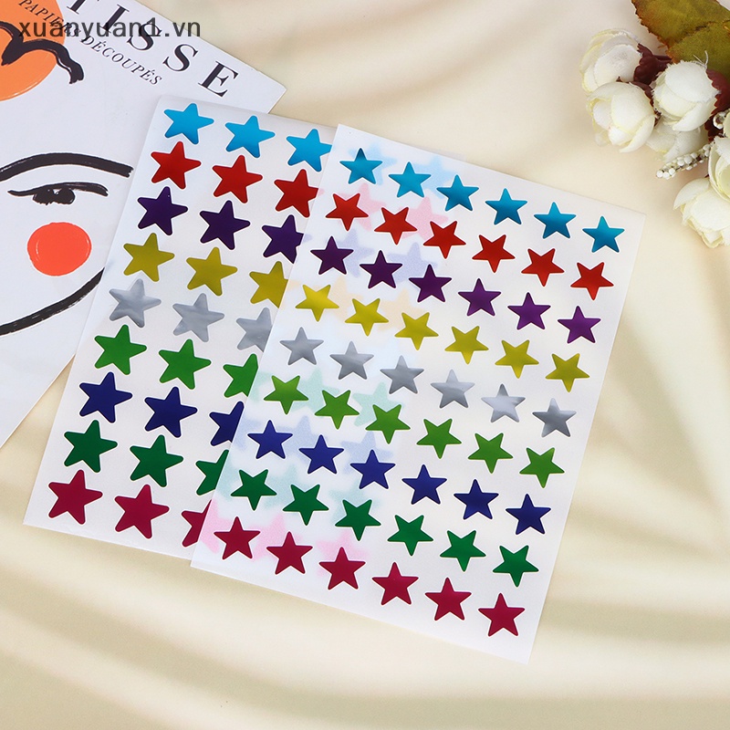 Xuan Set 10 Tấm Nhãn Dán Mini Dùng Làm Phần Thưởng Giáo Viên Mẫu Giáo