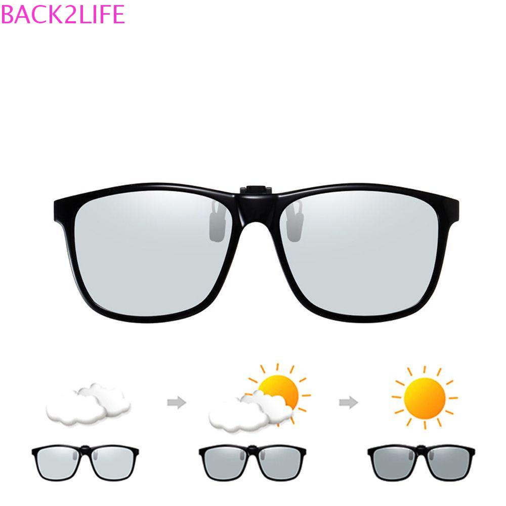 Kính Mát Phân Cực Chống Tia UV400 Phân Cực Dạng Lật Có Thể Thay Đổi Màu Sắc 2Lilife