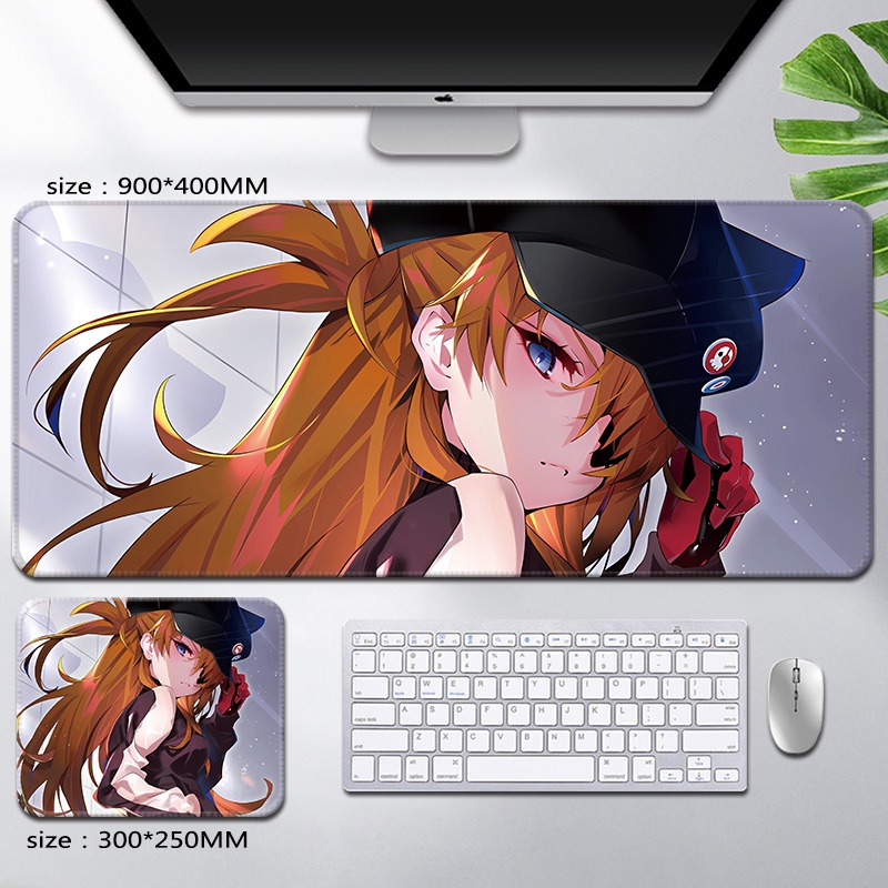 EVA Asuka mouse pad NEON GENESIS EVANGELION oversized Two-Dimensional beauty anime around gaming desk pad