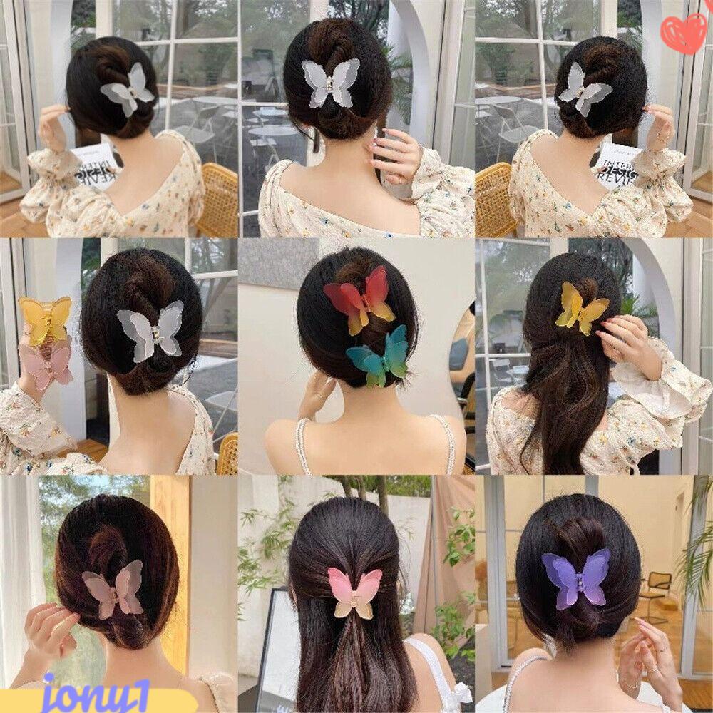 Kẹp Tóc Càng Cua Lớn Màu Gradient Thời Trang Cho Nữ