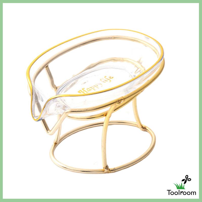 Khay Đựng Xà Phòng Có Giá Đỡ Bằng Sắt Tiện Dụng Cho Nhà Bếp / Phòng Tắm