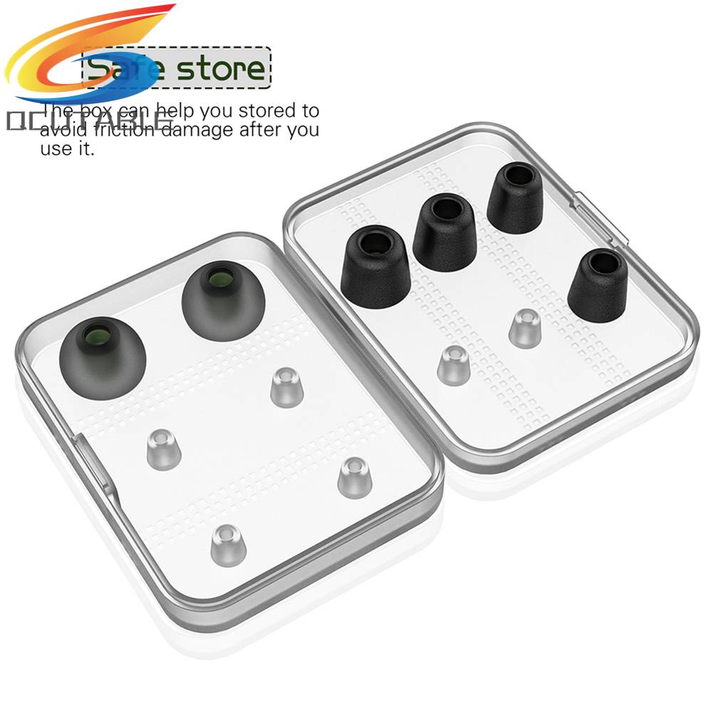 Nút Bọc Tai Nghe Cách Âm Size S M L Bằng Silicone