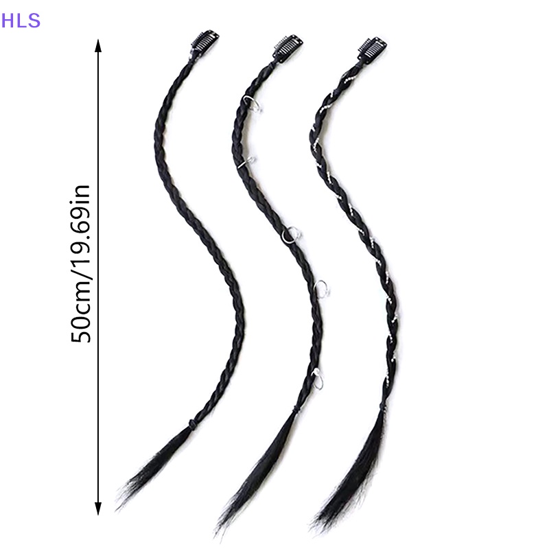 [HLS] Y2k Tóc Giả Thắt Bím Phong Cách Thời Trang Cá Tính Không Để Lại Dấu Vết Dành Cho Nữ