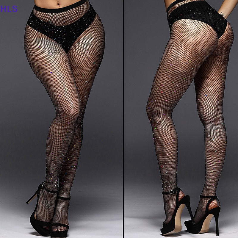 [HLS] Quần Tất Lưới Nylon Đính Đá Sáng Lấp Lánh Cho Nữ