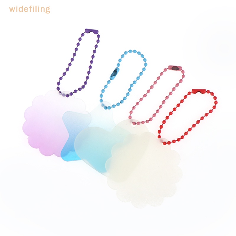 Set 5 / 10 / 15 Móc Khóa Trong Suốt Lấp Lánh Diy