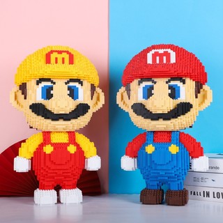 Đồ chơi lắp ráp mario 50cm giảm căng thẳng
