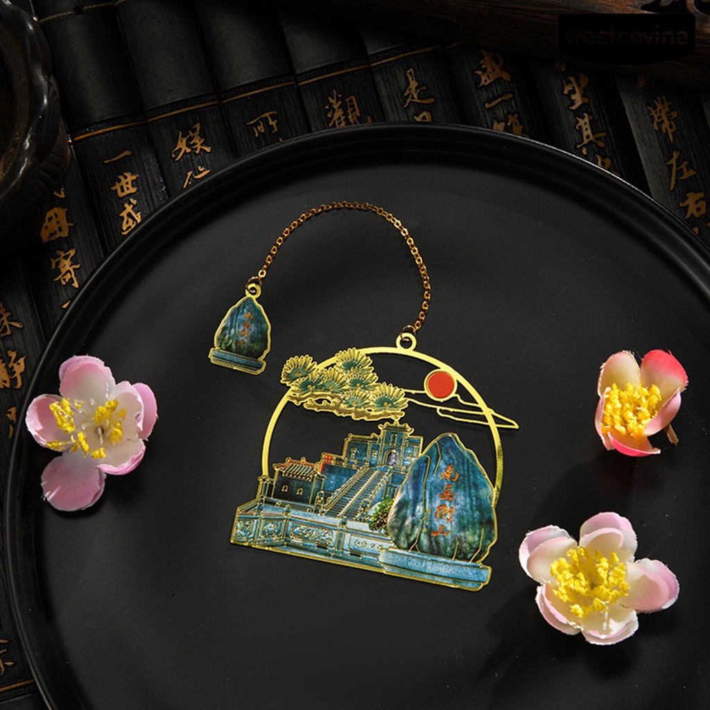 [WSTN] [WSTN]✎Kẹp Sách Bằng Đồng Thau Chống Phai Màu Phong Cách Trung Hoa Cổ Điển