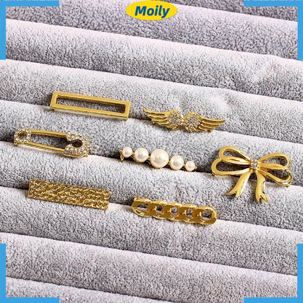 MOILYVN Set 7 Kẹp Dây Giày Chuyên Dụng|Phụ Kiện Trang Trí Giày Thể Thao Độc Đáo Charms