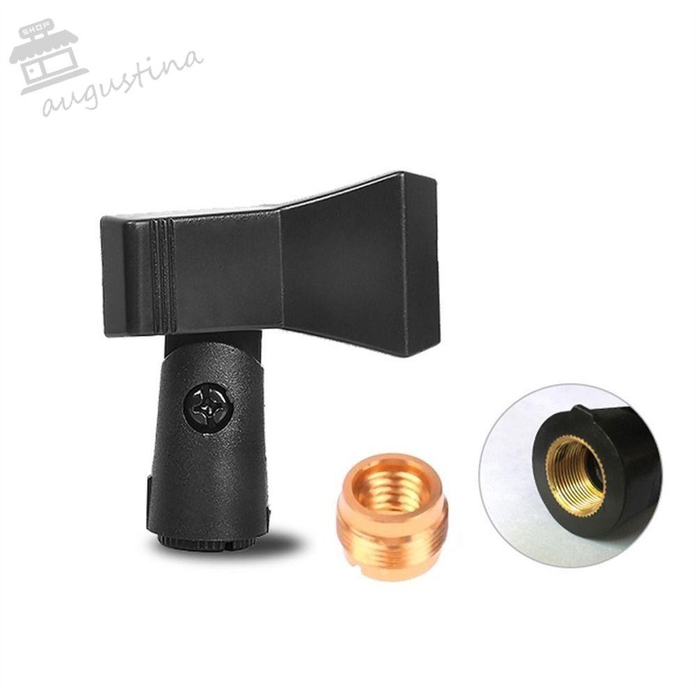AUGUSTINA Kẹp Giá Đỡ Micro 1 / 4 Inch Tháo Lắp Nhanh Thay Thế Tiện Lợi Dành Cho Live Tripod