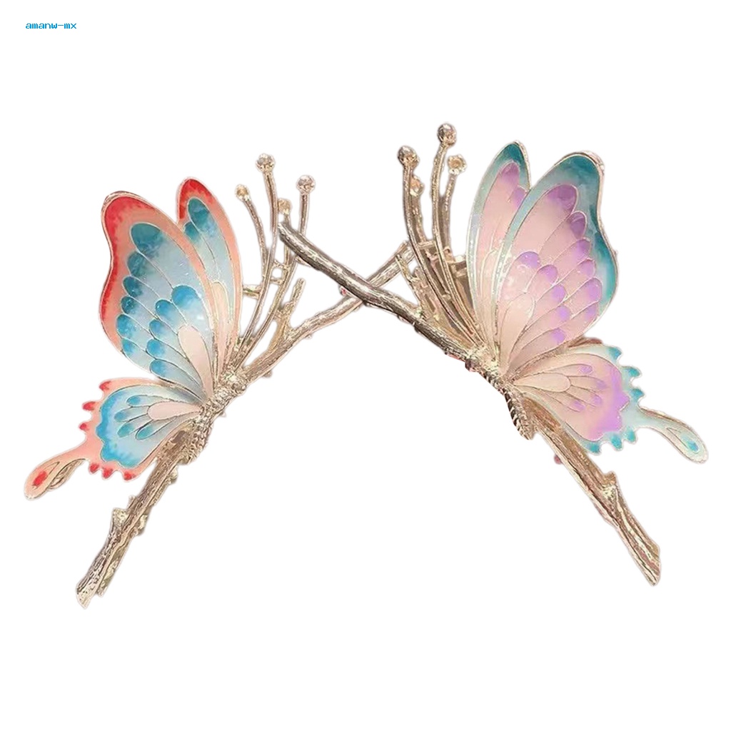 Kẹp Tóc Kim Loại Dày Dài Thời Trang Cho Nữ