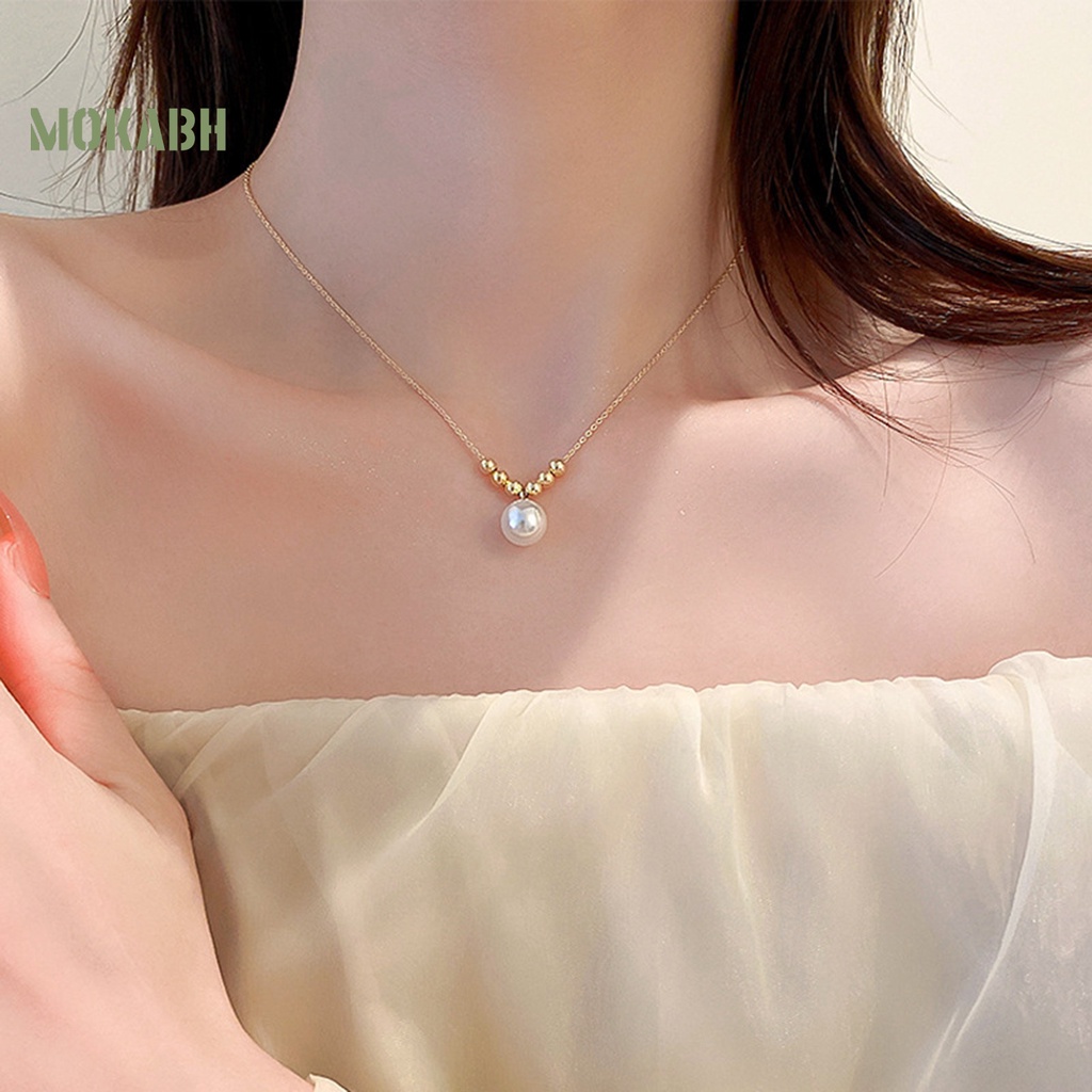 [Mok Abh] Vòng Cổ Choker Màu Sắc Tươi Sáng Không Gây Dị Ứng Thiết Kế Đơn Giản Thân Thiện Với Làn Da Cho Nữ