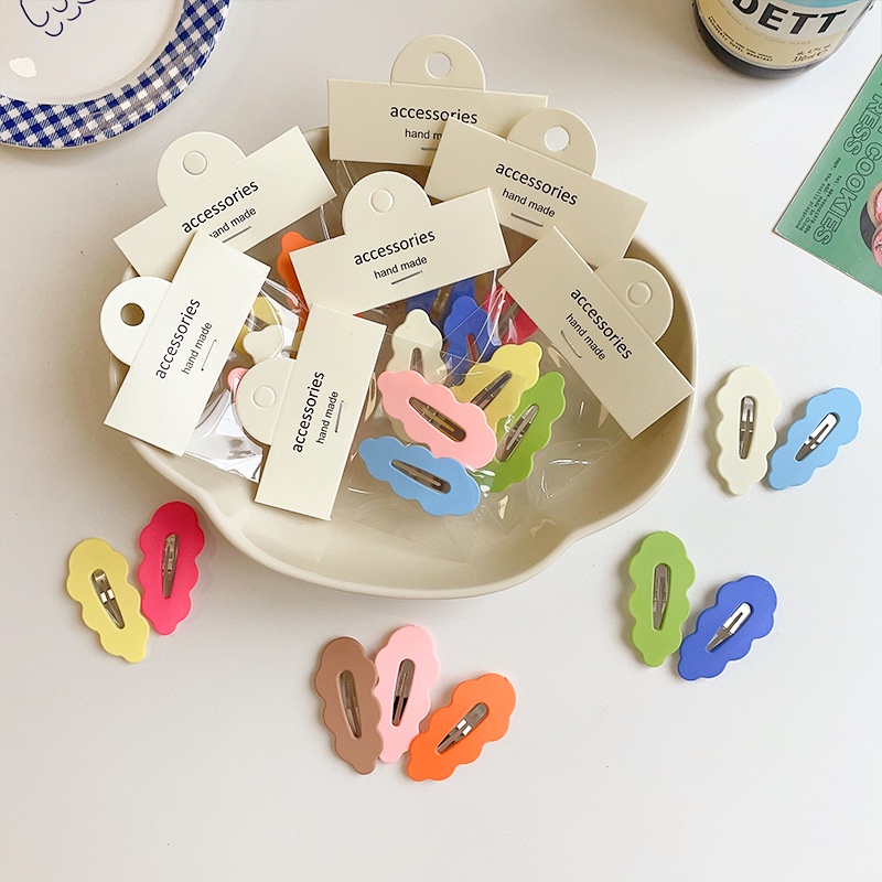 Kẹp Tóc BB Hình Đám Mây Hoạt Hình Nhiều Màu Dễ Thương Thời Trang