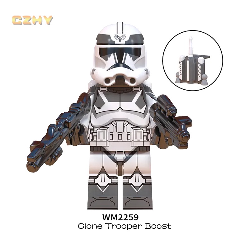 Mô Hình Lắp Ráp Nhân Vật Thuyền Trưởng Bộ Phim Star Wars Mini WM6128