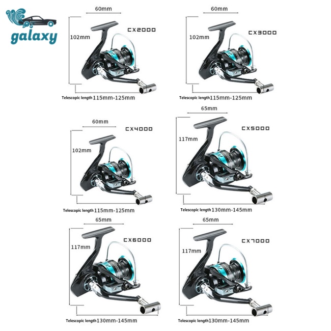 Galaxy Máy Câu Cá 17 + 1bb / 5.2: 1 Tốc Độ Cao