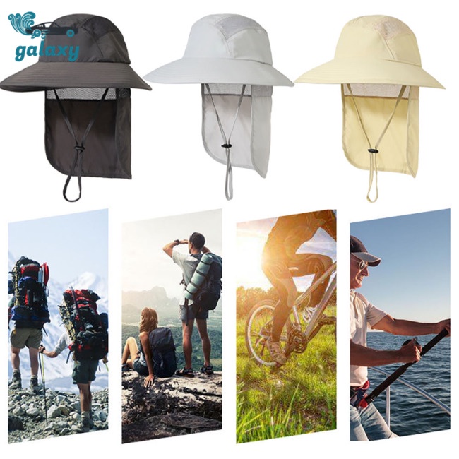 Galaxy Nón Chống Nắng Thoáng Khí Upf 50 + Có Dây Đeo Cổ Tiện Dụng Cho Nam Và Nữ