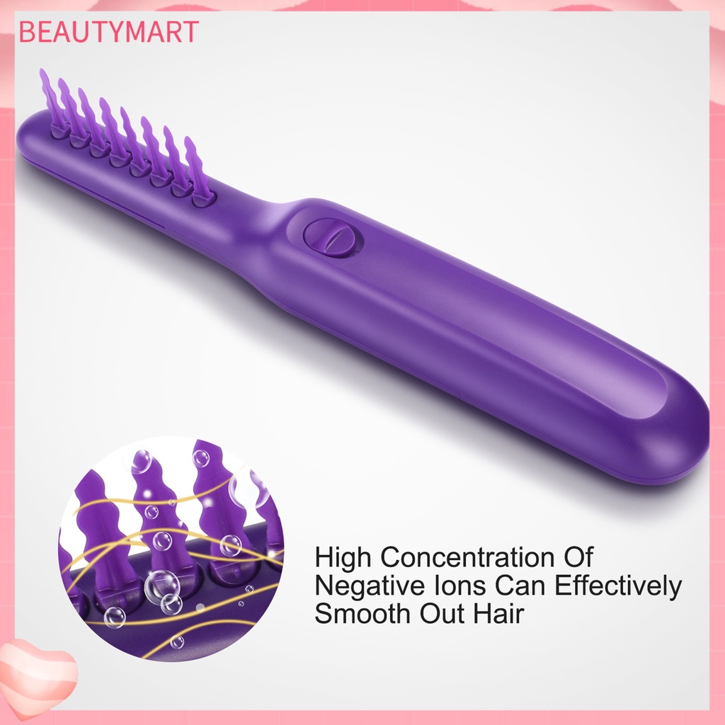 Lược Điện Rung Chải Tóc Bằng ABS Chống Trượt Dành Cho Nữ