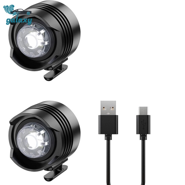 Galaxy Bộ 2 Đèn Pha Croc Ipx5 Chống Thấm Nước Có Thể Sạc Lại Bằng Cổng Usb Cho Hoạt Động Ngoài Trời