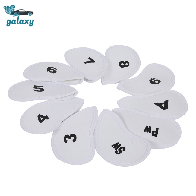 Galaxy Set 10 Vỏ Bọc Đầu Gậy Đánh Golf Chống Trầy Xước Tiện Dụng