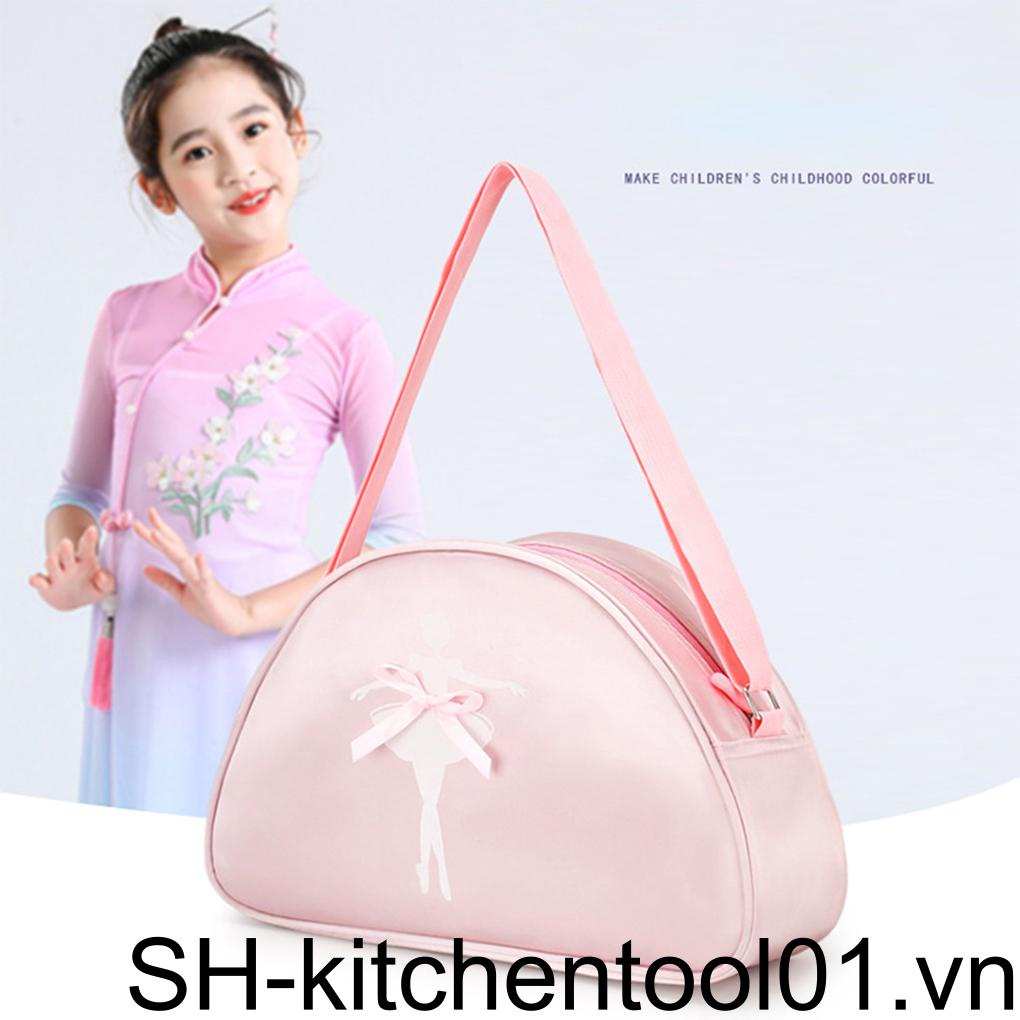 Túi Xách Đeo Vai Chống Thấm Nước Đính Nơ Xinh Xắn Cho Bé Gái