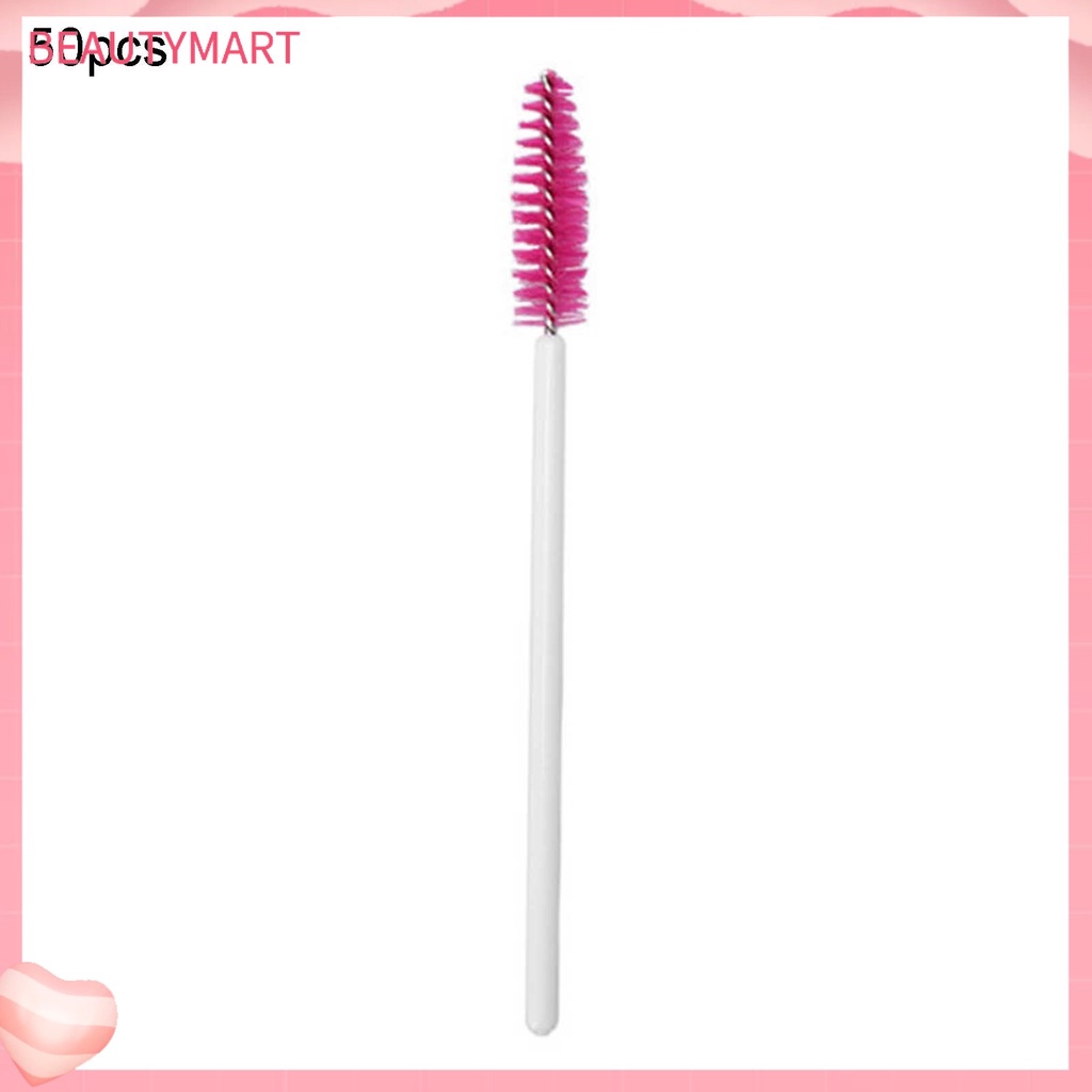 Túi 50 Cọ Chải Lông Mi / Lông Mày Bằng Nhựa Sử Dụng Một Lần